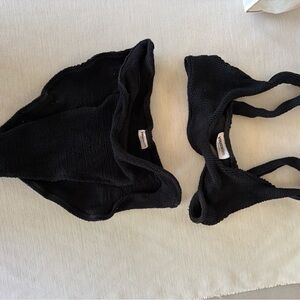 Eva Standard Waist Bikini Youswim suit - black